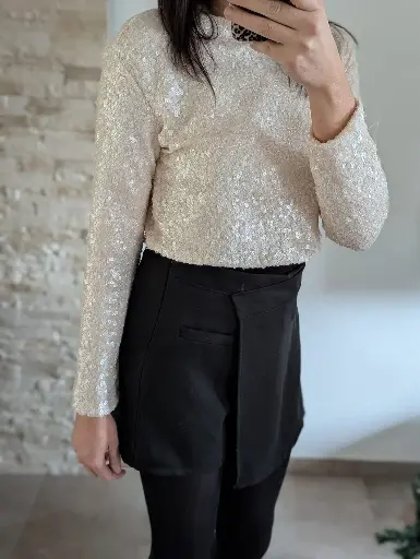 Jupe short noir